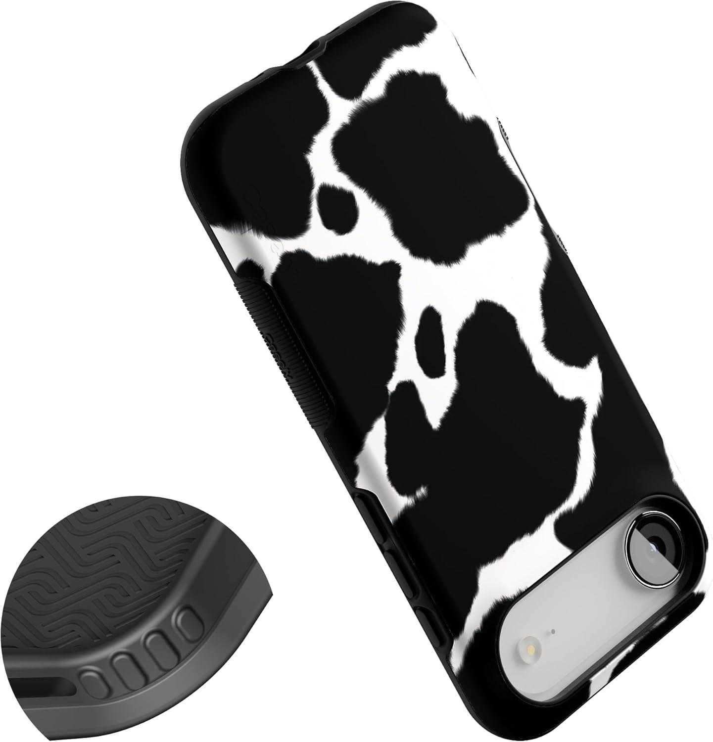 imageCasely iPhone 17 Air Case Taupe on Nude Compatible with MagSafe Bold Protective DesignCurrent MOOd Cow Print