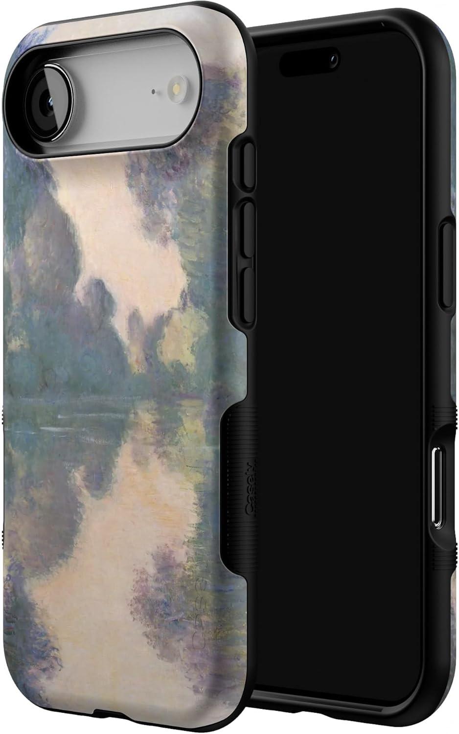 imageCasely iPhone 17 Air Case Taupe on Nude Compatible with MagSafe Bold Protective DesignMonets Morning The Met Museum