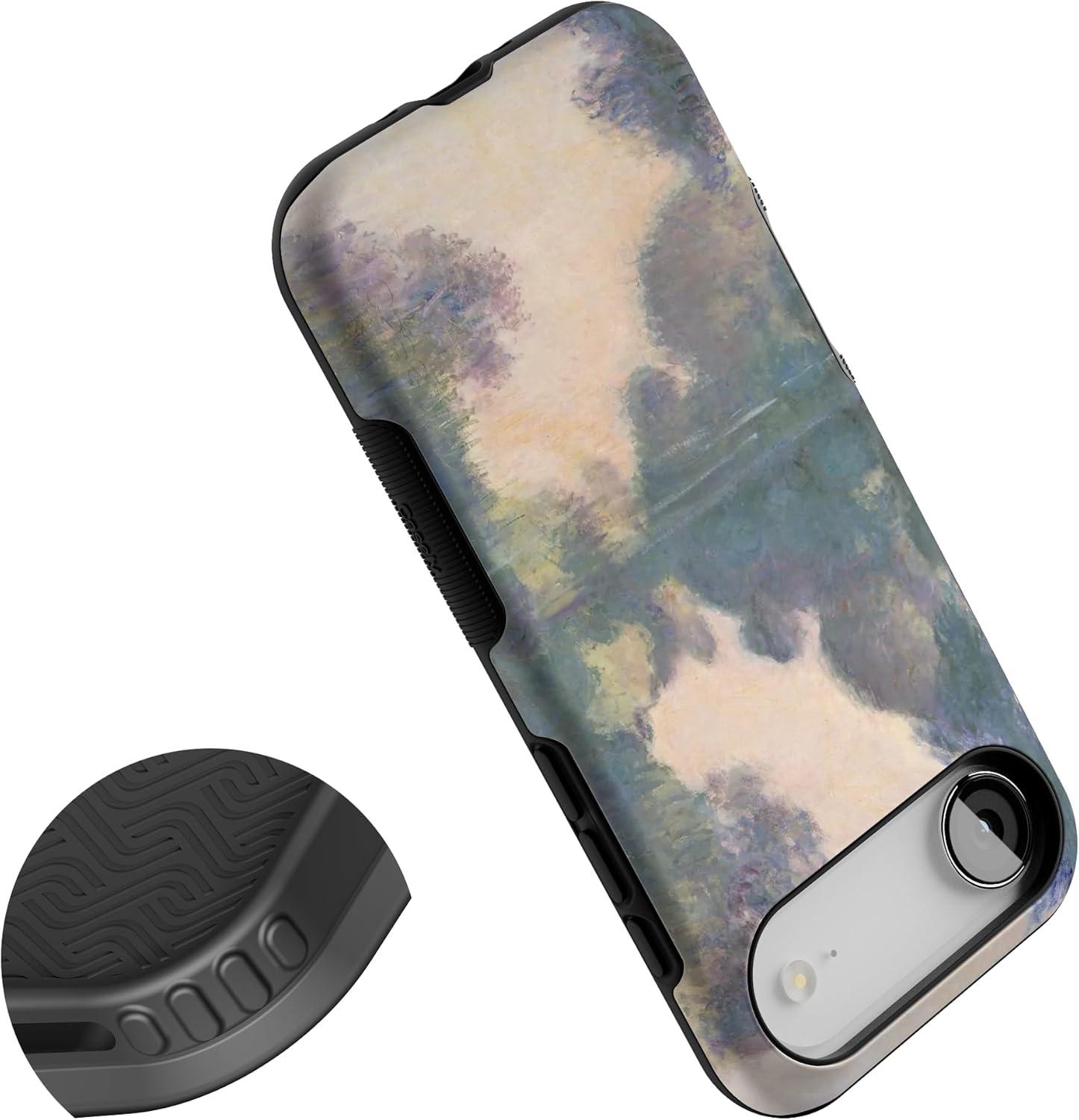 imageCasely iPhone 17 Air Case Taupe on Nude Compatible with MagSafe Bold Protective DesignMonets Morning The Met Museum