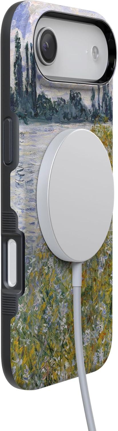 imageCasely iPhone 17 Air Case Taupe on Nude Compatible with MagSafe Bold Protective DesignMonets Summer Landscape The Met Museum