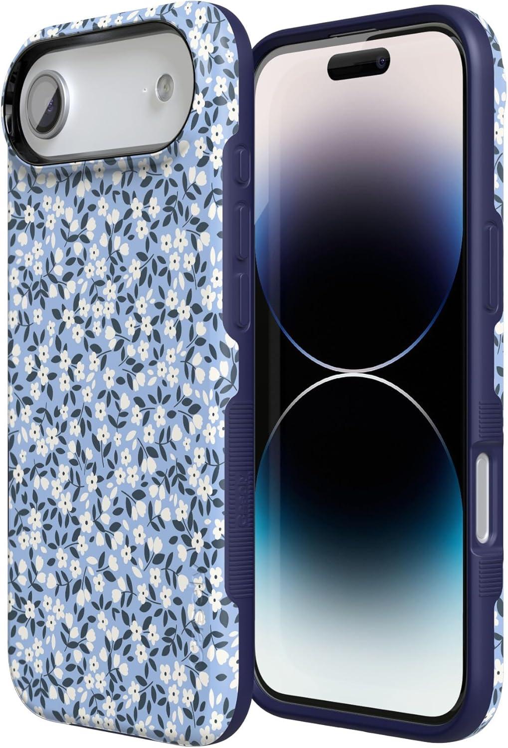 imageCasely iPhone 17 Air Case  Taupe on Nude  Compatible with MagSafe  Bold Protective DesignPicking Daisies  Cottagecore