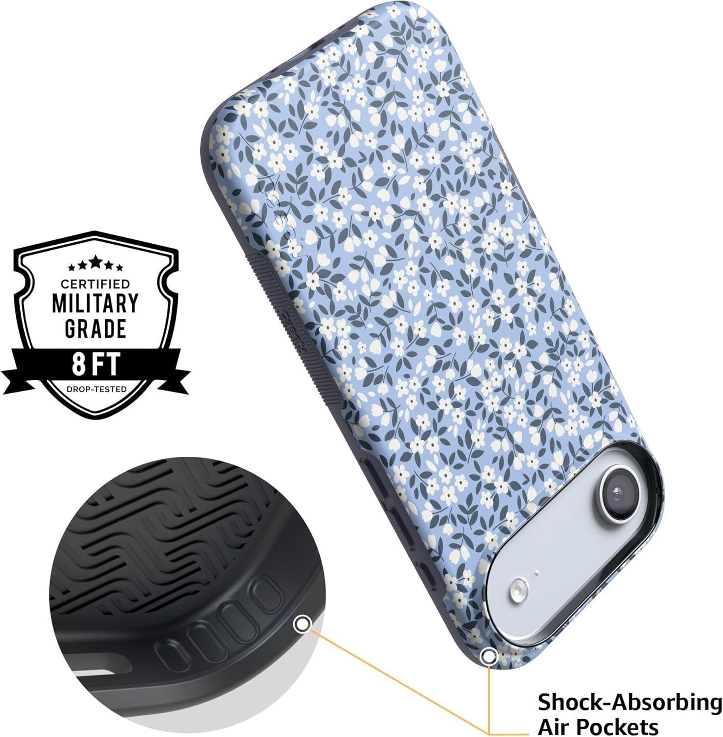 imageCasely iPhone 17 Air Case  Taupe on Nude  Compatible with MagSafe  Bold Protective DesignPicking Daisies  Cottagecore