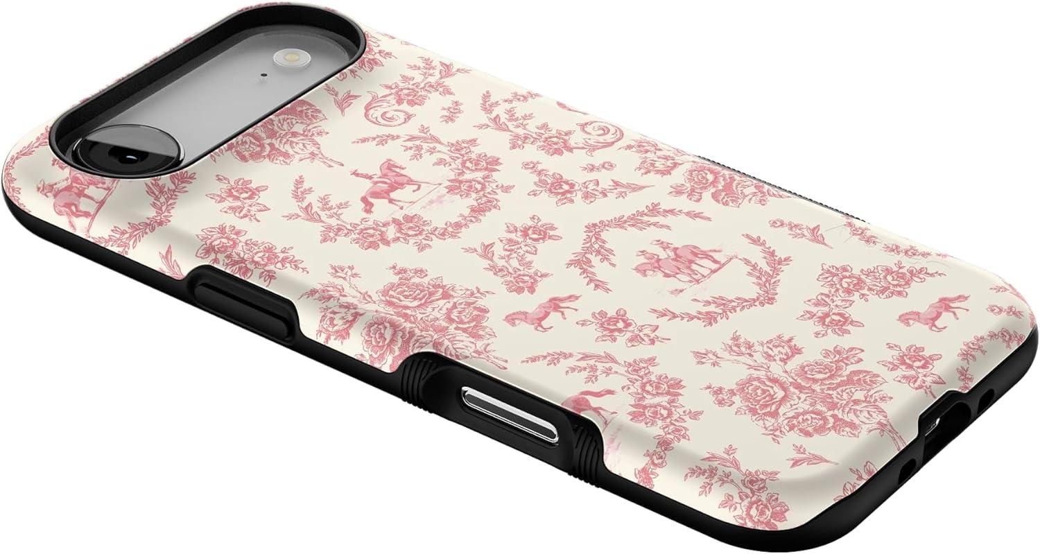 imageCasely iPhone 17 Air Case Taupe on Nude Compatible with MagSafe Bold Protective DesignWestern Bloom Jenna Palek x Casely