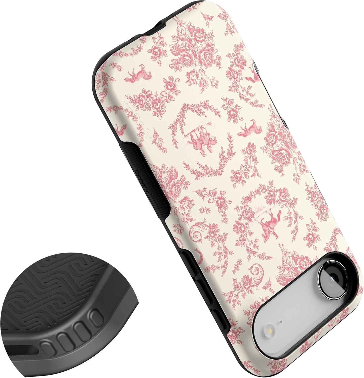 imageCasely iPhone 17 Air Case Taupe on Nude Compatible with MagSafe Bold Protective DesignWestern Bloom Jenna Palek x Casely