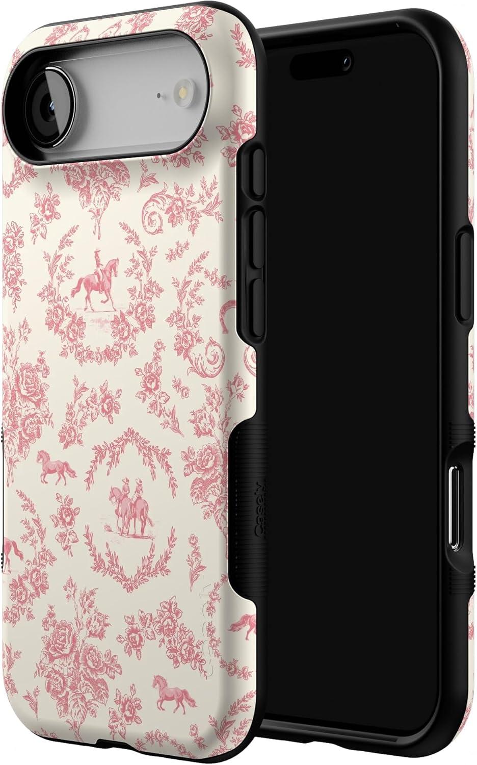 imageCasely iPhone 17 Air Case Taupe on Nude Compatible with MagSafe Bold Protective DesignWestern Bloom Jenna Palek x Casely