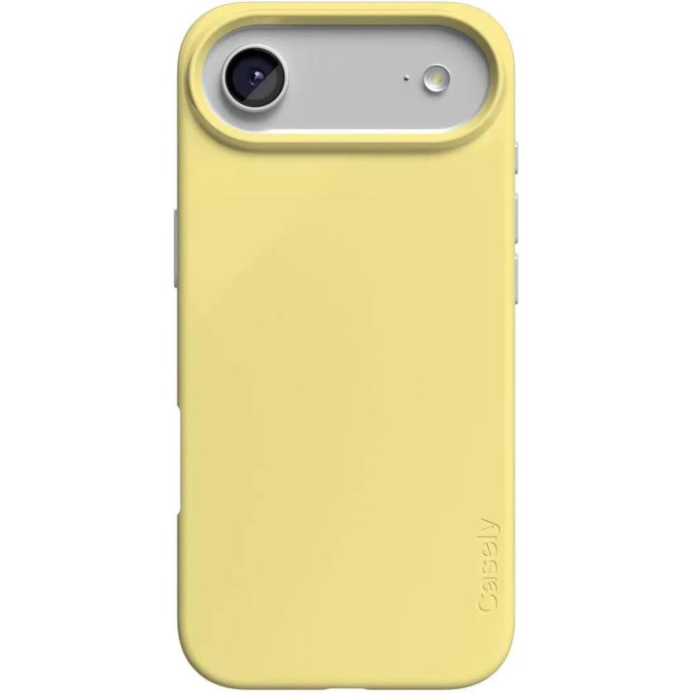 imageCasely iPhone 17 Air Case  Coastal Checkers  Pura Vida  Compatible with MagSafe  Classic Ultra Slim DesignButter Me Up  Butter Yellow