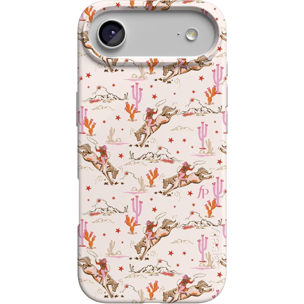 imageCasely iPhone 17 Air Case  Coastal Checkers  Pura Vida  Compatible with MagSafe  Classic Ultra Slim DesignCowgirl Canyon  FashionPass x Casely