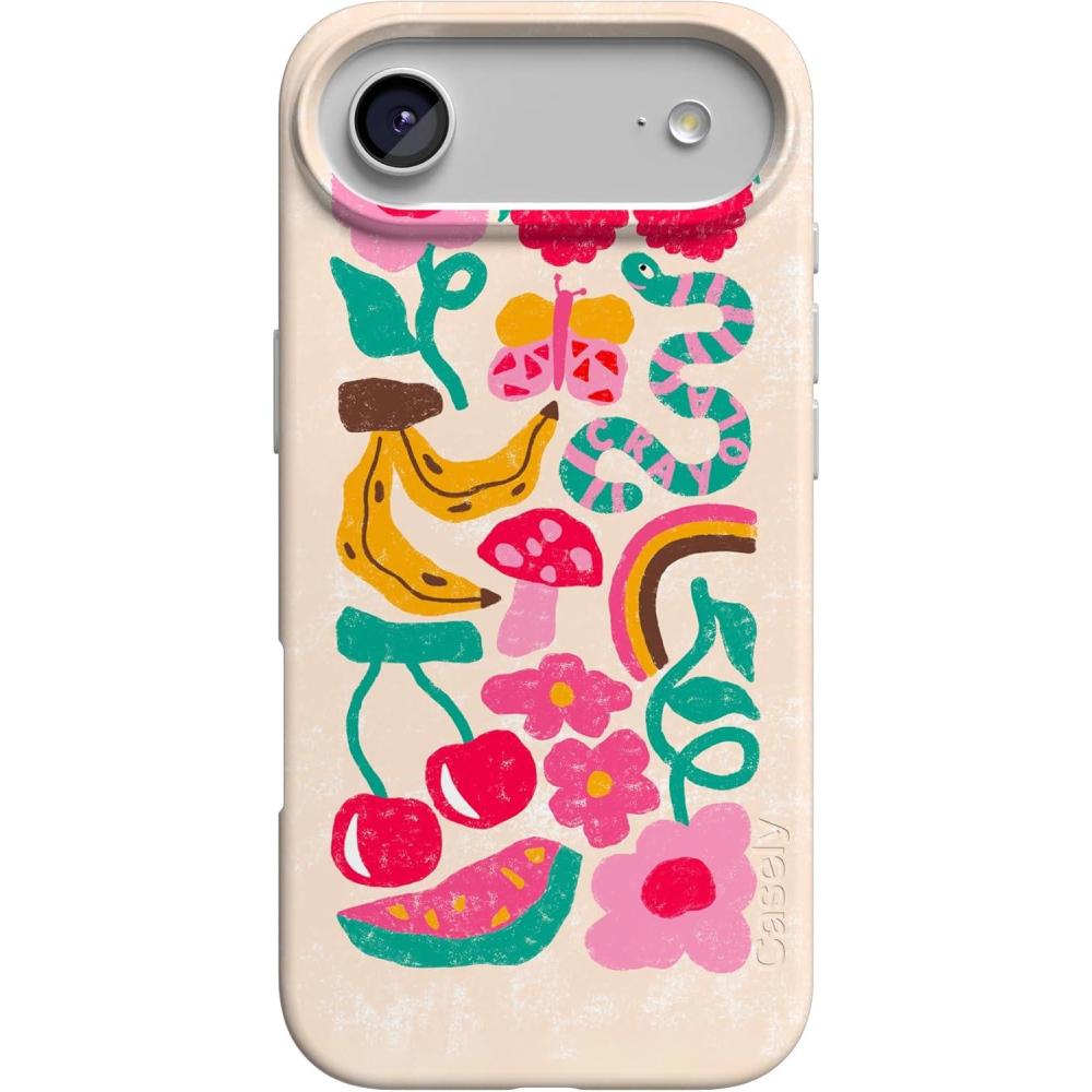 imageCasely iPhone 17 Air Case  Coastal Checkers  Pura Vida  Compatible with MagSafe  Classic Ultra Slim DesignDoodle Bug  Crayola Crayon