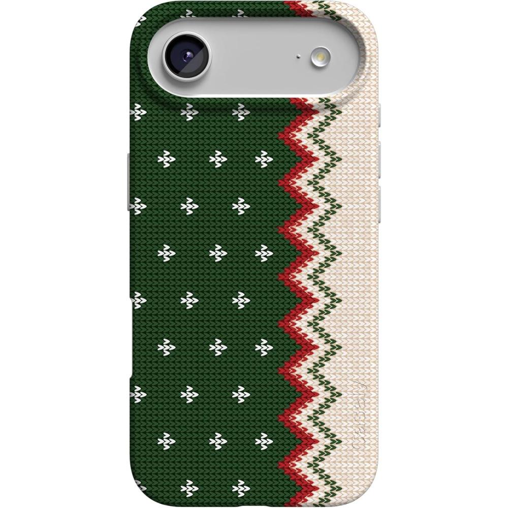 imageCasely iPhone 17 Air Case  Coastal Checkers  Pura Vida  Compatible with MagSafe  Classic Ultra Slim DesignGrandpas Sweater  Holiday Knit