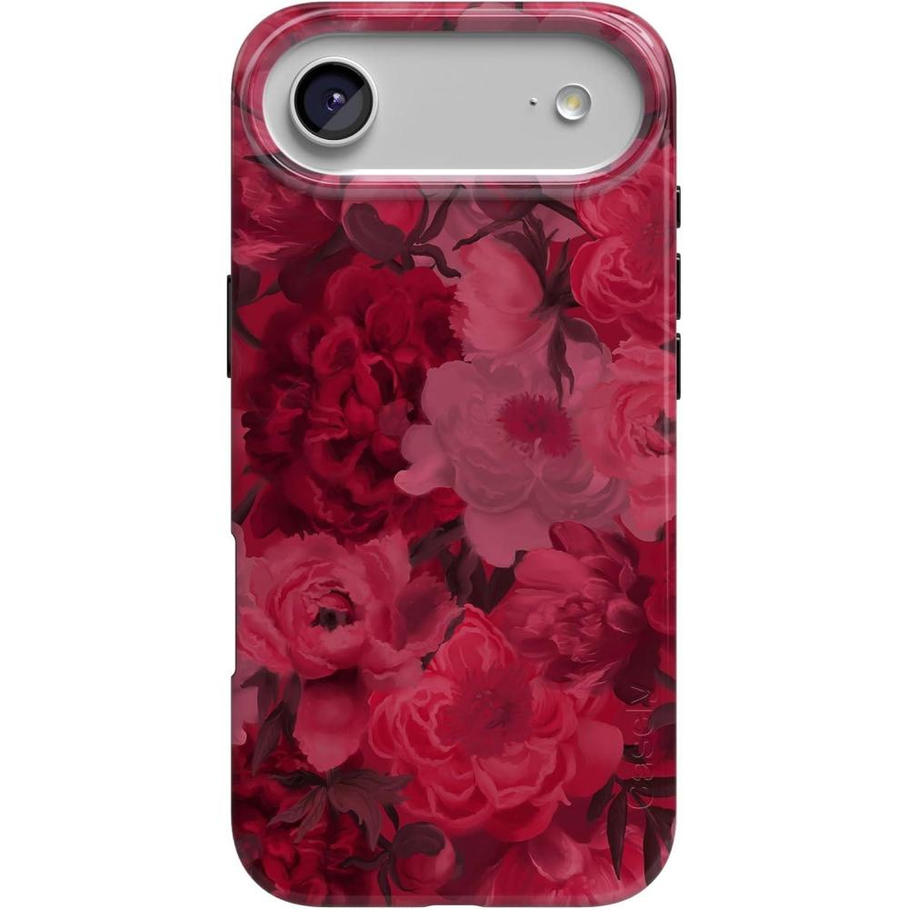 imageCasely iPhone 17 Air Case  Coastal Checkers  Pura Vida  Compatible with MagSafe  Classic Ultra Slim DesignRomance Novel  Moody Floral