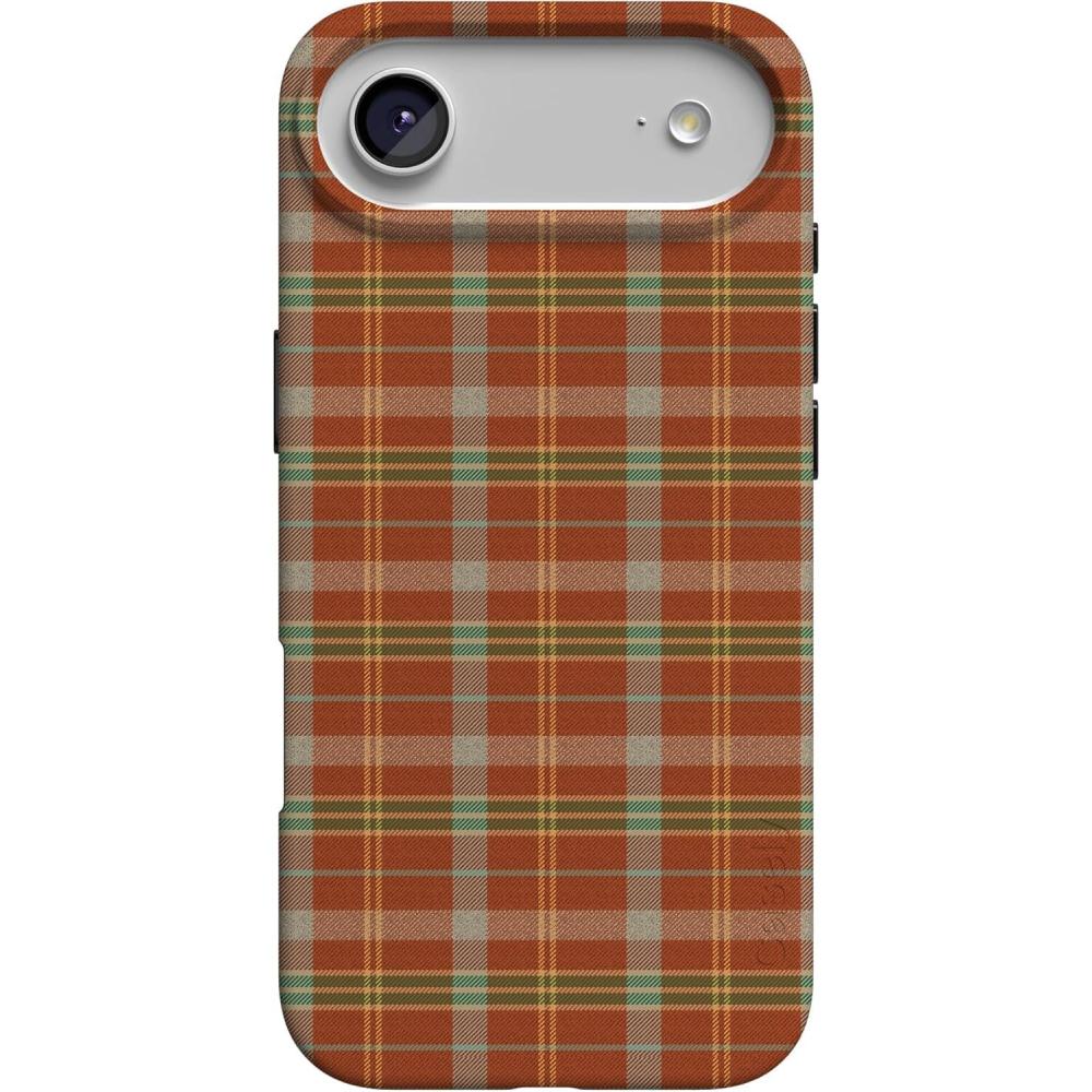 imageCasely iPhone 17 Air Case  Coastal Checkers  Pura Vida  Compatible with MagSafe  Classic Ultra Slim DesignSpiced Chai  Fall Plaid