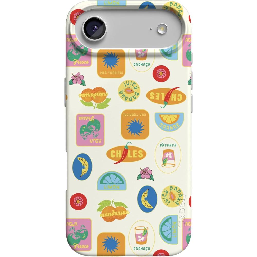 imageCasely iPhone 17 Air Case  Coastal Checkers  Pura Vida  Compatible with MagSafe  Classic Ultra Slim DesignStuck in Paradise  Dippin Daisys Tropical Vaca