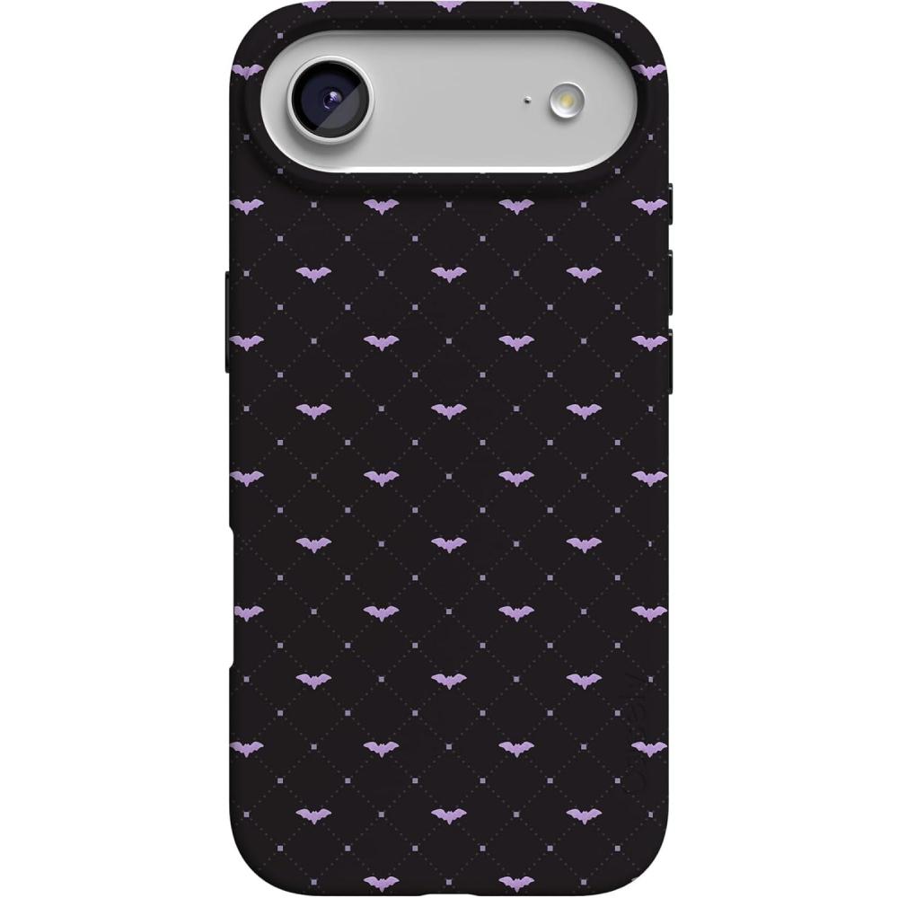 imageCasely iPhone 17 Air Case  Coastal Checkers  Pura Vida  Compatible with MagSafe  Classic Ultra Slim DesignSuch a Battie  Purple Bats