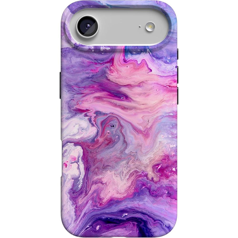 imageCasely iPhone 17 Air Case  Coastal Checkers  Pura Vida  Compatible with MagSafe  Classic Ultra Slim DesignTie Dying Over You  Purple Marble