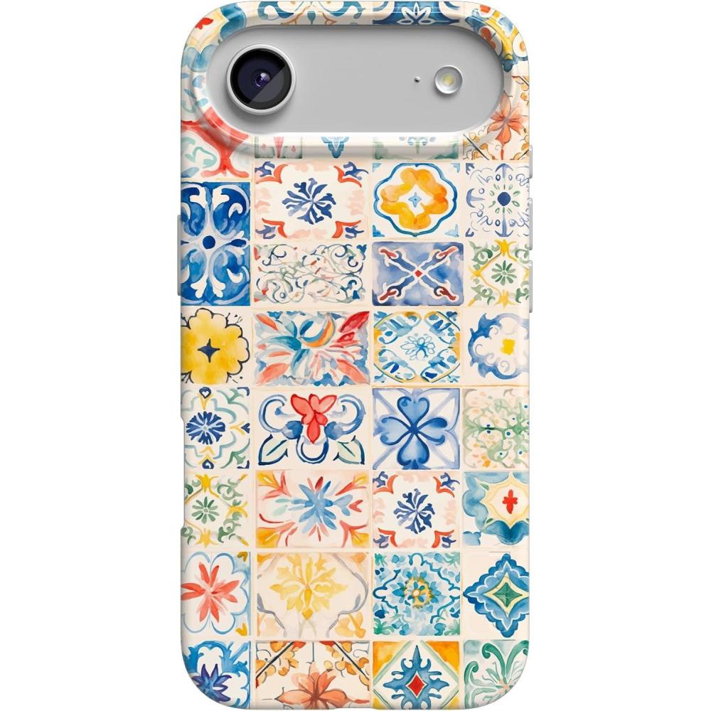 imageCasely iPhone 17 Air Case  Coastal Checkers  Pura Vida  Compatible with MagSafe  Classic Ultra Slim DesignTuscan Tiles  Dolce Vita