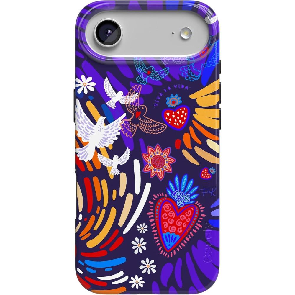 imageCasely iPhone 17 Air Case  Coastal Checkers  Pura Vida  Compatible with MagSafe  Classic Ultra Slim DesignViva La Vida  Frida Kahlo Collage