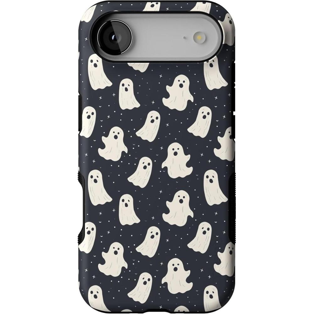 imageCasely iPhone 17 Air Case  Taupe on Nude  Compatible with MagSafe  Bold Protective DesignAll Boos No Bite  Friendly Ghost