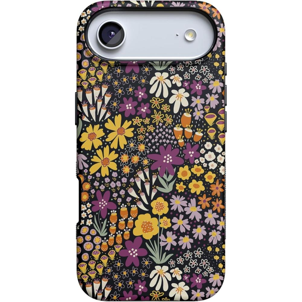 imageCasely iPhone 17 Air Case  Taupe on Nude  Compatible with MagSafe  Bold Protective DesignFalling for You  Plum Floral