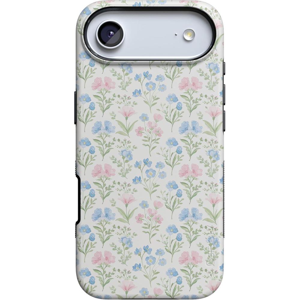 imageCasely iPhone 17 Air Case  Taupe on Nude  Compatible with MagSafe  Bold Protective DesignPastel Garden  Sunday Best