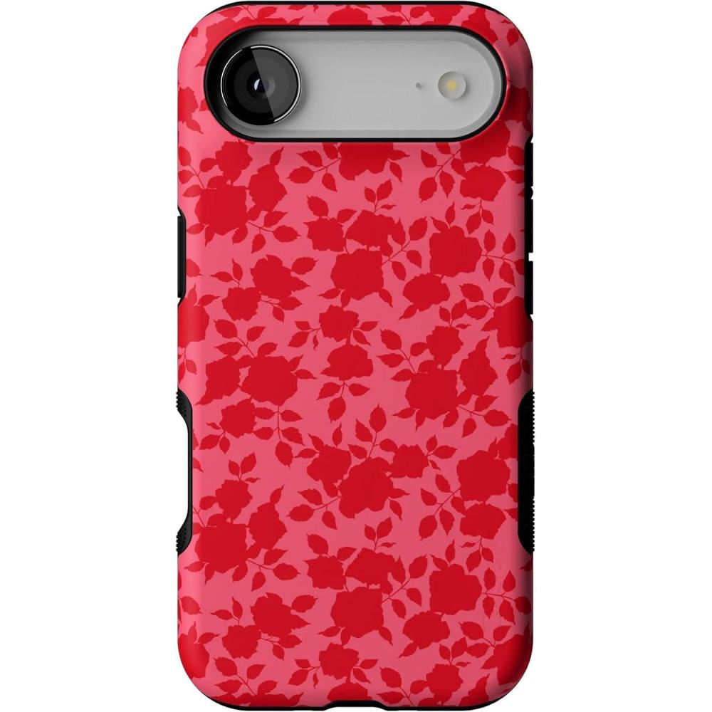 imageCasely iPhone 17 Air Case  Taupe on Nude  Compatible with MagSafe  Bold Protective DesignRose Garden  Red Aesthetic