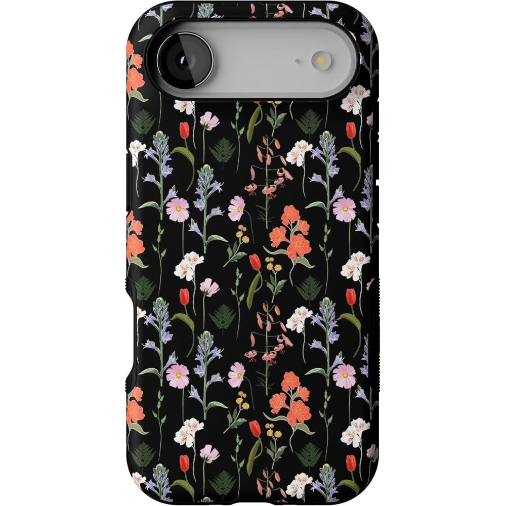 imageCasely iPhone 17 Air Case  Taupe on Nude  Compatible with MagSafe  Bold Protective DesignSecret Garden  Mixed Floral