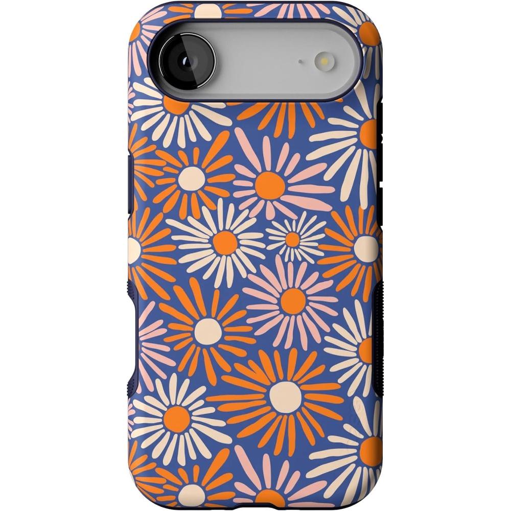 imageCasely iPhone 17 Air Case  Taupe on Nude  Compatible with MagSafe  Bold Protective DesignSpring Forward  Daisy Floral