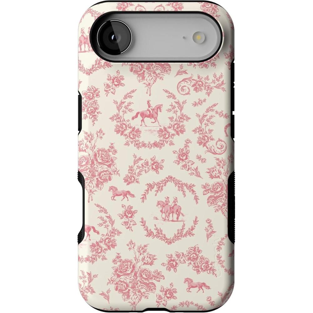 imageCasely iPhone 17 Air Case  Taupe on Nude  Compatible with MagSafe  Bold Protective DesignWestern Bloom  Jenna Palek x Casely