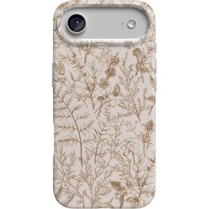 Casely iPhone 17 Air Case | Coastal Checkers | Pura Vida | Compatible with MagSafe | Classic Ultra Slim Design(Beige Garden | Neutral Floral)