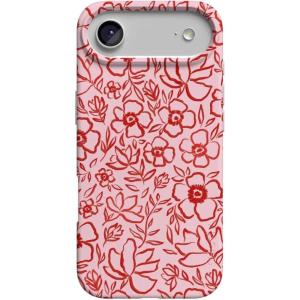 Casely iPhone 17 Air Case | Coastal Checkers | Pura Vida | Compatible with MagSafe | Classic Ultra Slim Design(Blush Garden | Floral Doodle)