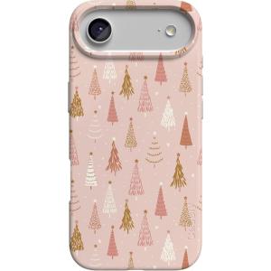 Casely iPhone 17 Air Case | Coastal Checkers | Pura Vida | Compatible with MagSafe | Classic Ultra Slim Design(Bubblegum Forest | Christmas Tree)