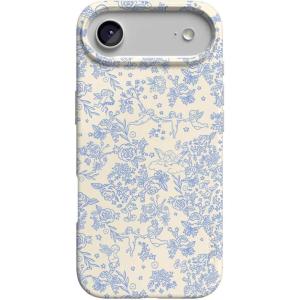 Casely iPhone 17 Air Case | Coastal Checkers | Pura Vida | Compatible with MagSafe | Classic Ultra Slim Design(Cupid’s Canvas | Periwinkle Floral)