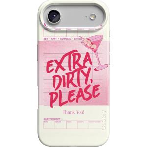 Casely iPhone 17 Air Case | Coastal Checkers | Pura Vida | Compatible with MagSafe | Classic Ultra Slim Design(Extra Dirty Please | Fun on Weekdays)