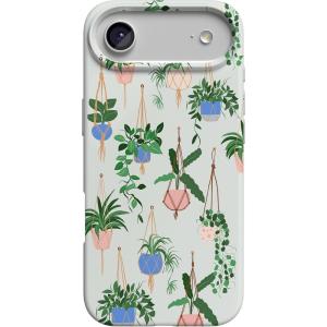 Casely iPhone 17 Air Case | Coastal Checkers | Pura Vida | Compatible with MagSafe | Classic Ultra Slim Design(Hanging Around | Potted Plants Floral)