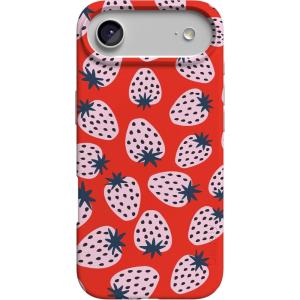 Casely iPhone 17 Air Case | Coastal Checkers | Pura Vida | Compatible with MagSafe | Classic Ultra Slim Design(I’d Pick You | Red Strawberry)