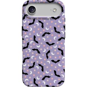 Casely iPhone 17 Air Case | Coastal Checkers | Pura Vida | Compatible with MagSafe | Classic Ultra Slim Design(Midnight Flight | Celestial Bats)