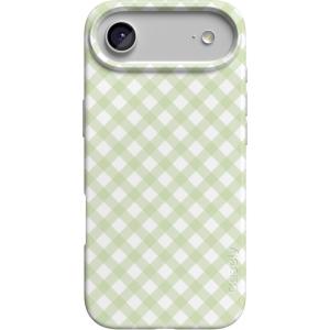 Casely iPhone 17 Air Case | Coastal Checkers | Pura Vida | Compatible with MagSafe | Classic Ultra Slim Design(Mint Lattice | Sunday Best)