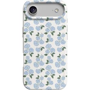 Casely iPhone 17 Air Case | Coastal Checkers | Pura Vida | Compatible with MagSafe | Classic Ultra Slim Design(Nantucket Cottage | Blue Hydrangea)