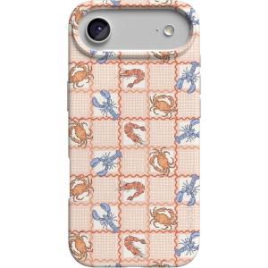 Casely iPhone 17 Air Case | Coastal Checkers | Pura Vida | Compatible with MagSafe | Classic Ultra Slim Design(On the Cape | Coastal Summer)