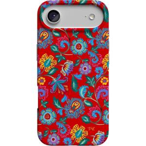 Casely iPhone 17 Air Case | Coastal Checkers | Pura Vida | Compatible with MagSafe | Classic Ultra Slim Design(Painted Flowers | Frida Kahlo Floral)