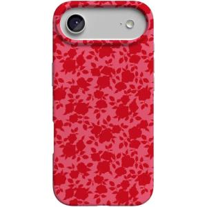 Casely iPhone 17 Air Case | Coastal Checkers | Pura Vida | Compatible with MagSafe | Classic Ultra Slim Design(Rose Garden | Red Aesthetic)