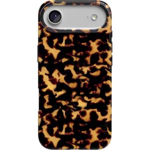Casely iPhone 17 Air Case | Coastal Checkers | Pura Vida | Compatible with MagSafe | Classic Ultra Slim Design(Shell Shocked | Tortoise Print)