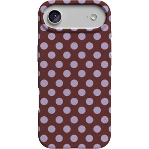 Casely iPhone 17 Air Case | Coastal Checkers | Pura Vida | Compatible with MagSafe | Classic Ultra Slim Design(Spotted in SoHo | Burgundy Polka Dot)