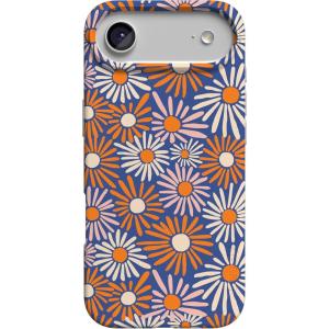 Casely iPhone 17 Air Case | Coastal Checkers | Pura Vida | Compatible with MagSafe | Classic Ultra Slim Design(Spring Forward | Daisy Floral)