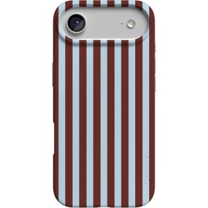 Casely iPhone 17 Air Case | Coastal Checkers | Pura Vida | Compatible with MagSafe | Classic Ultra Slim Design(Sunday in Brooklyn | Chocolate Stripes)