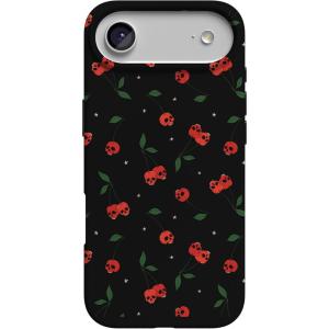Casely iPhone 17 Air Case | Coastal Checkers | Pura Vida | Compatible with MagSafe | Classic Ultra Slim Design(Sweet Revenge | Cherry Skulls)