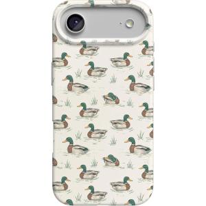 Casely iPhone 17 Air Case | Coastal Checkers | Pura Vida | Compatible with MagSafe | Classic Ultra Slim Design(The Boyfriend Collection | Mallard & Co.)
