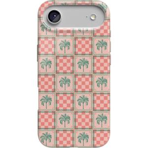 Casely iPhone 17 Air Case | Coastal Checkers | Pura Vida | Compatible with MagSafe | Classic Ultra Slim Design(The Social Club | Palm Beach)