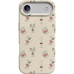 Casely iPhone 17 Air Case | Coastal Checkers | Pura Vida | Compatible with MagSafe | Classic Ultra Slim Design(Tini | Kitty and Vibe Holiday)