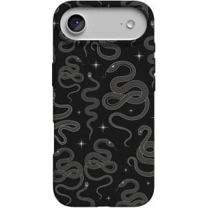 Casely iPhone 17 Air Case | Coastal Checkers | Pura Vida | Compatible with MagSafe | Classic Ultra Slim Design(We’re Ready For It | Black Serpent)