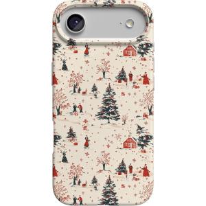 Casely iPhone 17 Air Case | Coastal Checkers | Pura Vida | Compatible with MagSafe | Classic Ultra Slim Design(Winter Nostalgia | Vintage Holiday)